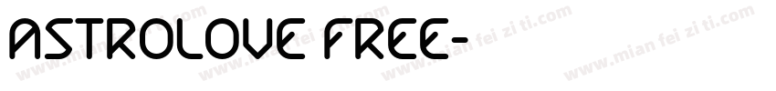 Astrolove Free字体转换